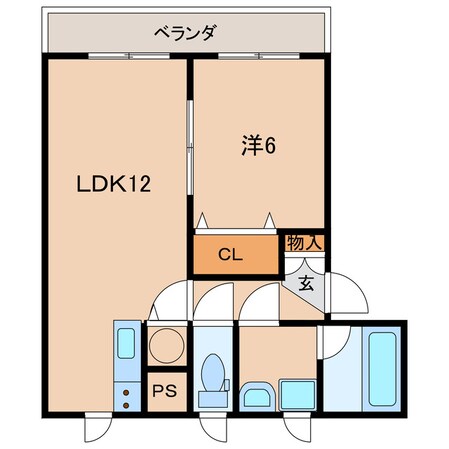 BRAIN DOUX1.6Nの物件間取画像